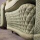 Fan-shaped armchairs set of 2