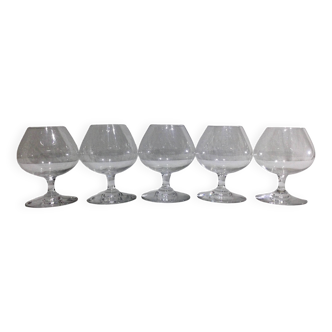 Baccarat – 5 verres à cognac