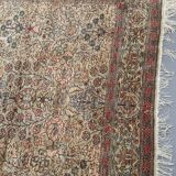 Vintage Turkish Silk Rug, 180x116 cm, Kayseri, Pink Blue Green, Handmade