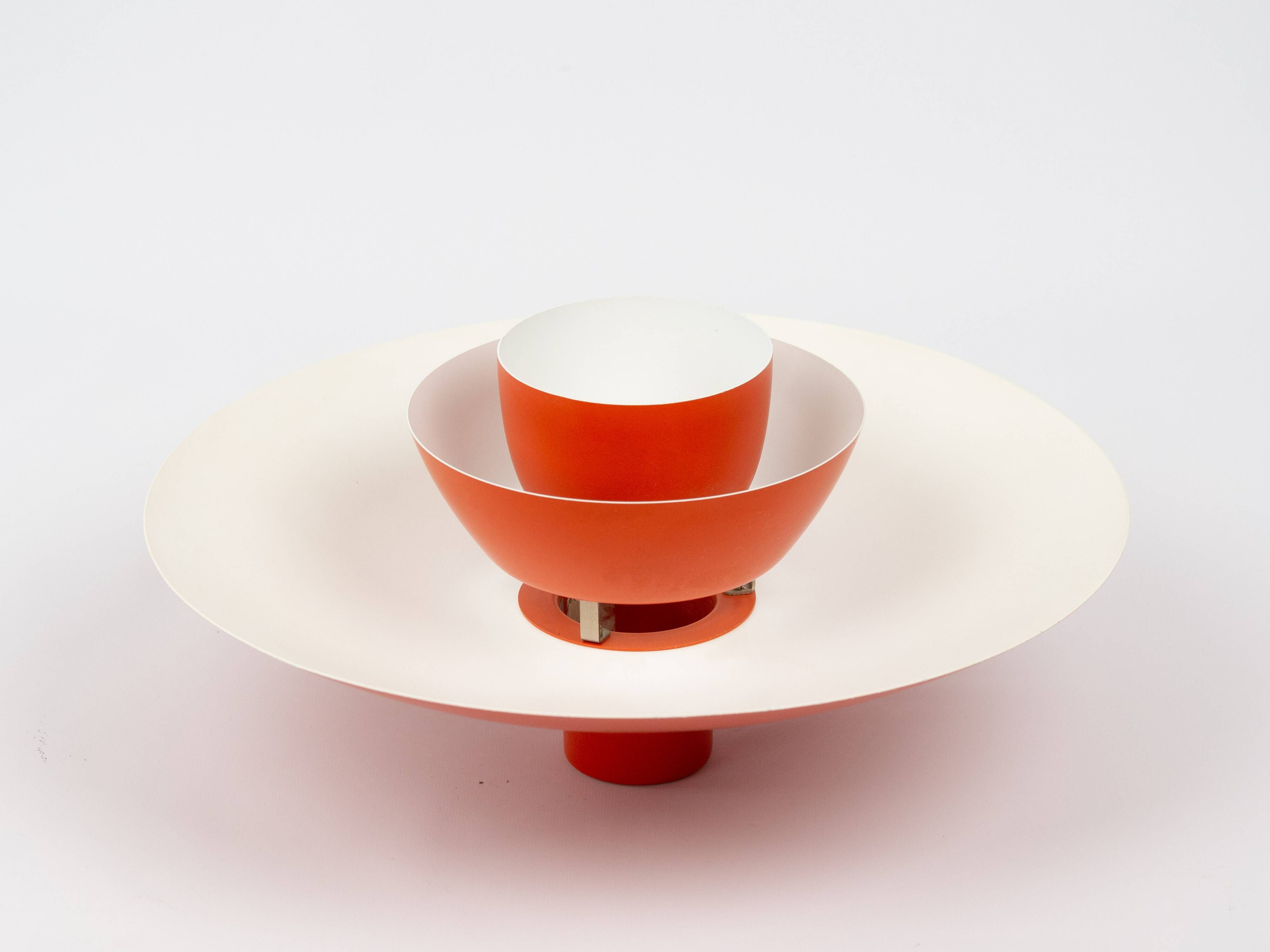 Danish vintage pendant lamp PH 4/3 by Poul Henningsen, Louis Poulsen, 1966