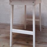 Table d’appoint 90,8x50,8cm pieds compas vintage