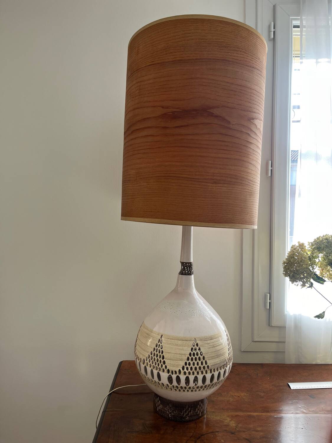 Ceramic lamp G. Pelletier 1960