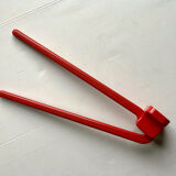 Porte serviette plastique rouge 1980