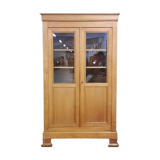 Louis Philippe style cherry wood bookcase