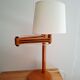 Vintage pine articulated lamp