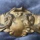 grand Louis XV style bronze pediment numbered