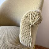 Velvet toad armchair like new