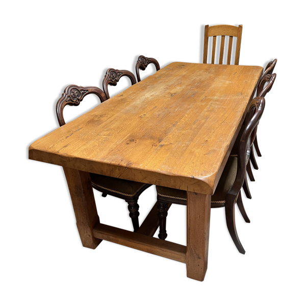 Table de ferme en bois massif