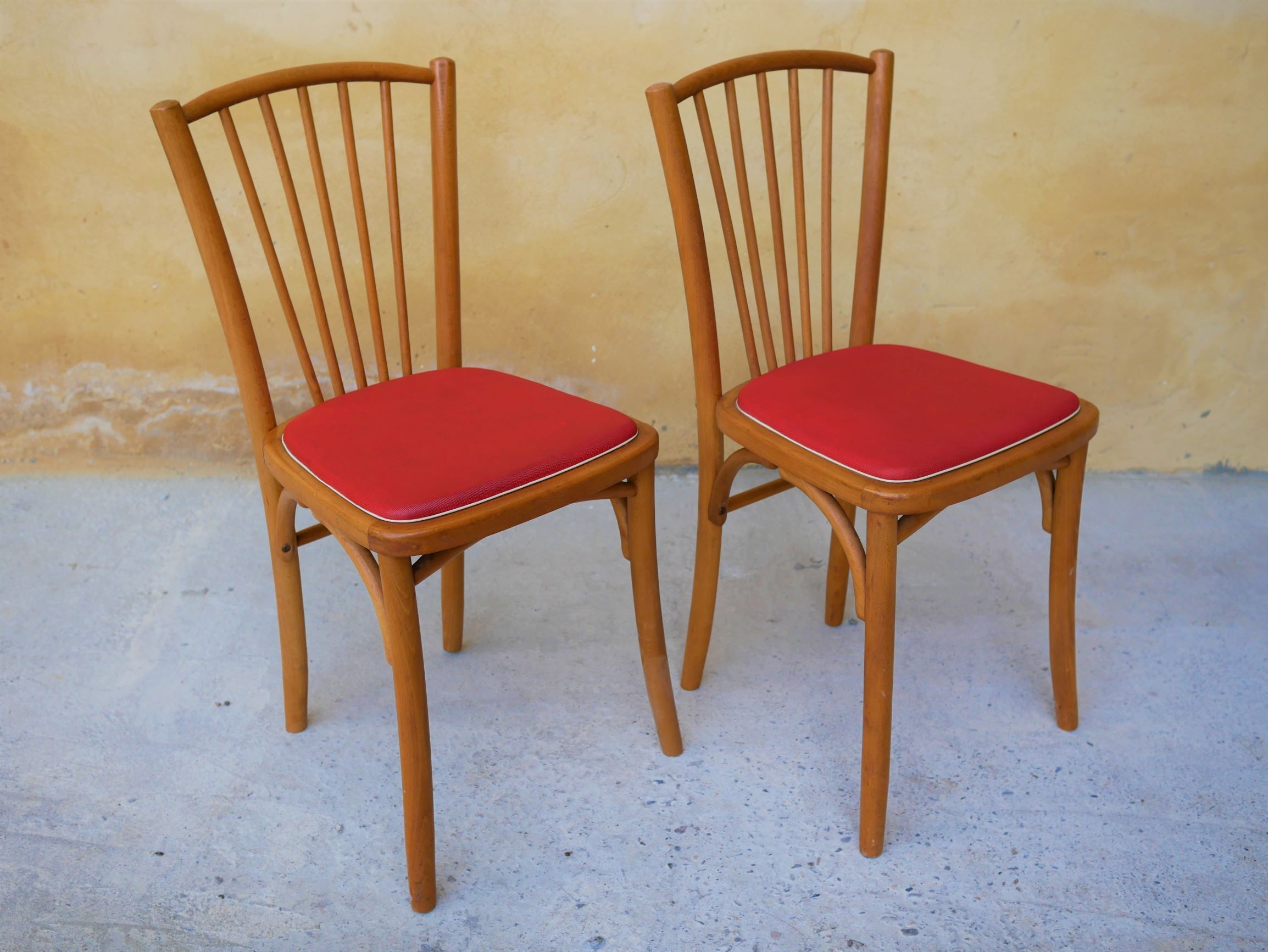 Pair of vintage bistro chairs