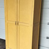 Armoire d'atelier peinte deux portes