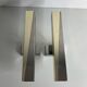 80s metal wall lights