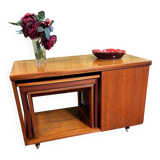 Mid century retro vintage teak McIntosh coffee table 1960