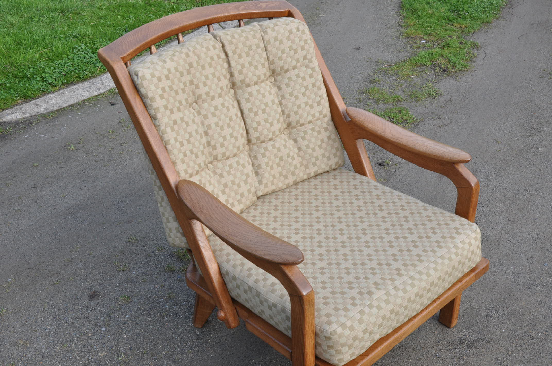 Armchair by Guillerme and Chambron 50 years