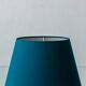 Vintage Royal Delft Ceramic Table Lamp, Rare Teal Delvert Glaze, New Lampshade