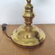 Green opaline banker lamp