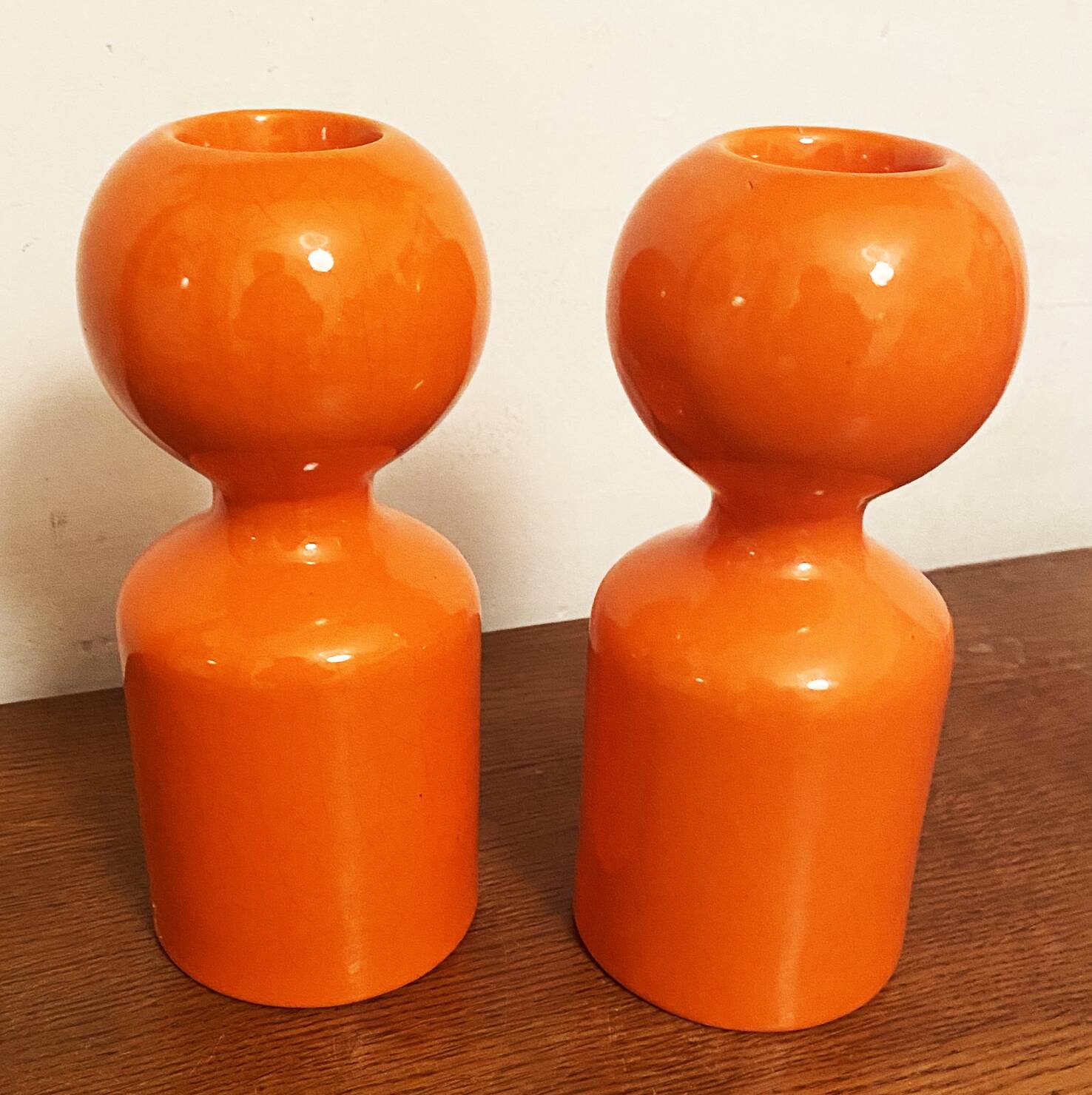 Pair of Liisi Beckmann Candlesticks for Gabbianelli, 1960s