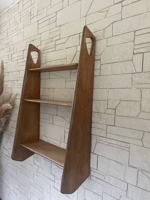 Pierre Cruège wall bookcase for Formes editions - France 1950