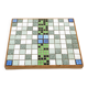 Mosaic tray with stoneware tiles in wooden frame, Bauhaus, 1970s
