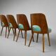 Set of 4 TON515 chairs by Oswald Haerdtl, Czech vintage 1960s