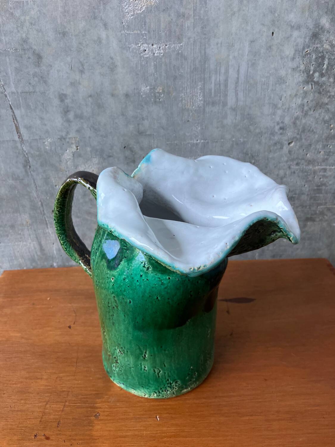 Vintage ceramic pitcher