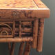 Table ou bureau vintage art deco en bambou