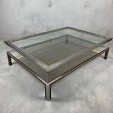 Sliding Top Coffee Table By Belgochrom, 1970s
