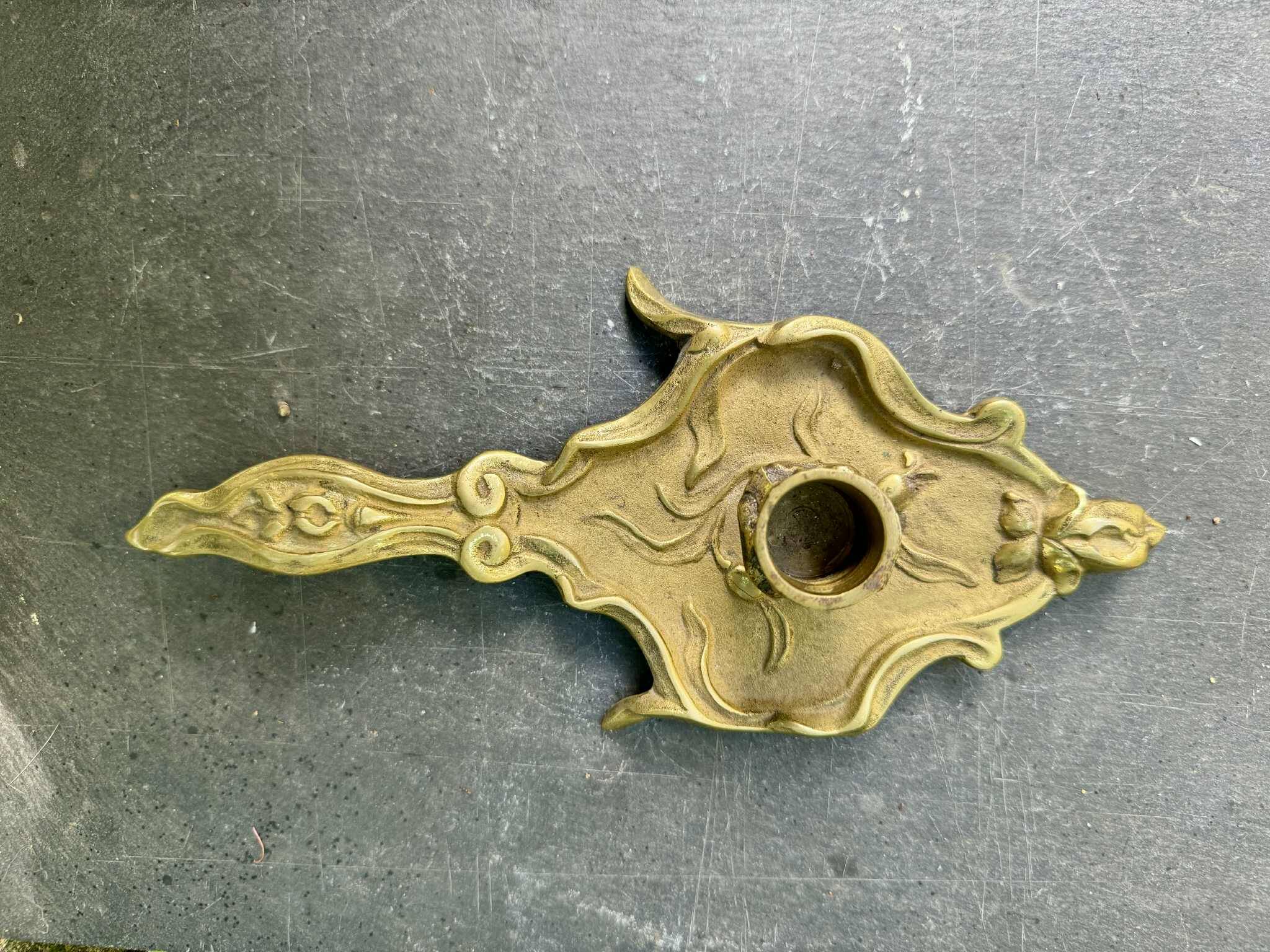 Brass candlestick from the Napoleon III era