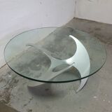 "Propeller" coffee table designed by Knut Hesterberg, Ronald Schmitt edition