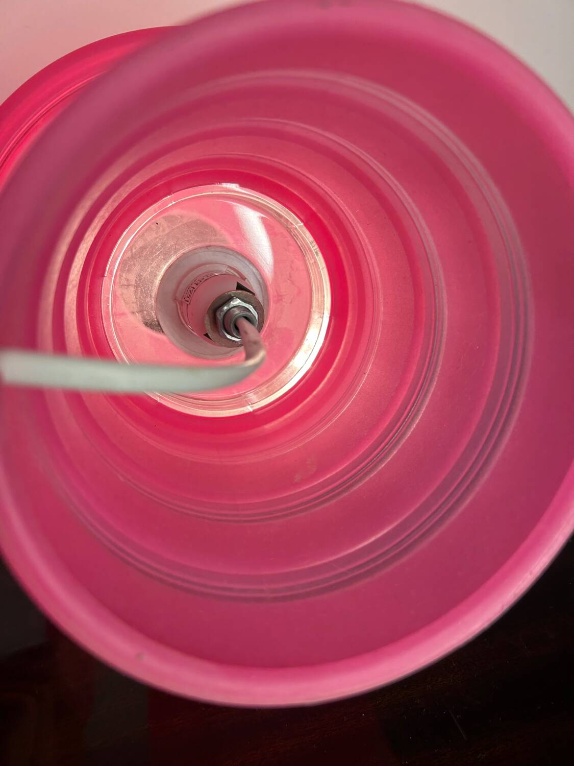 Pink gum night light lamp design from the 2000s
