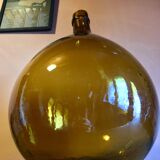 Old amber demijohn, 19th century, 10 litres