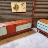 Czech wood and formica sideboard