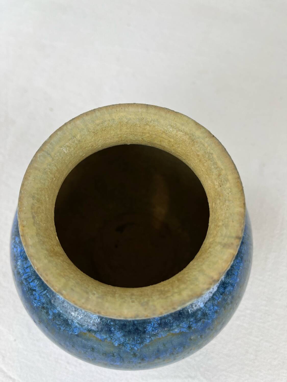 Vase « fleur de givre »