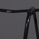 Floor lamp made from black painted metal with balancing arm
