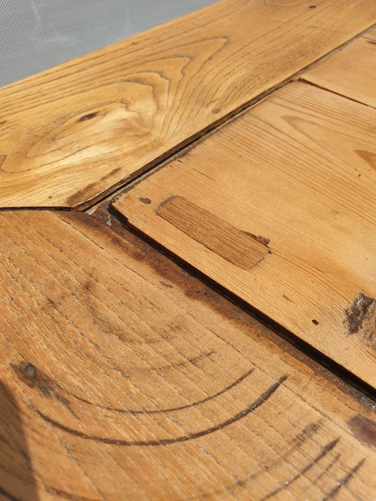 Norman countryside buffet in solid cherry wood nineteenth