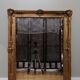 Wooden mirror and gilded stucco style Restoration height 94cm
