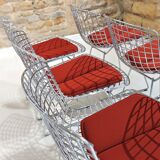 Ensemble de 6 chaises d'Harry Bertoia pour Knoll