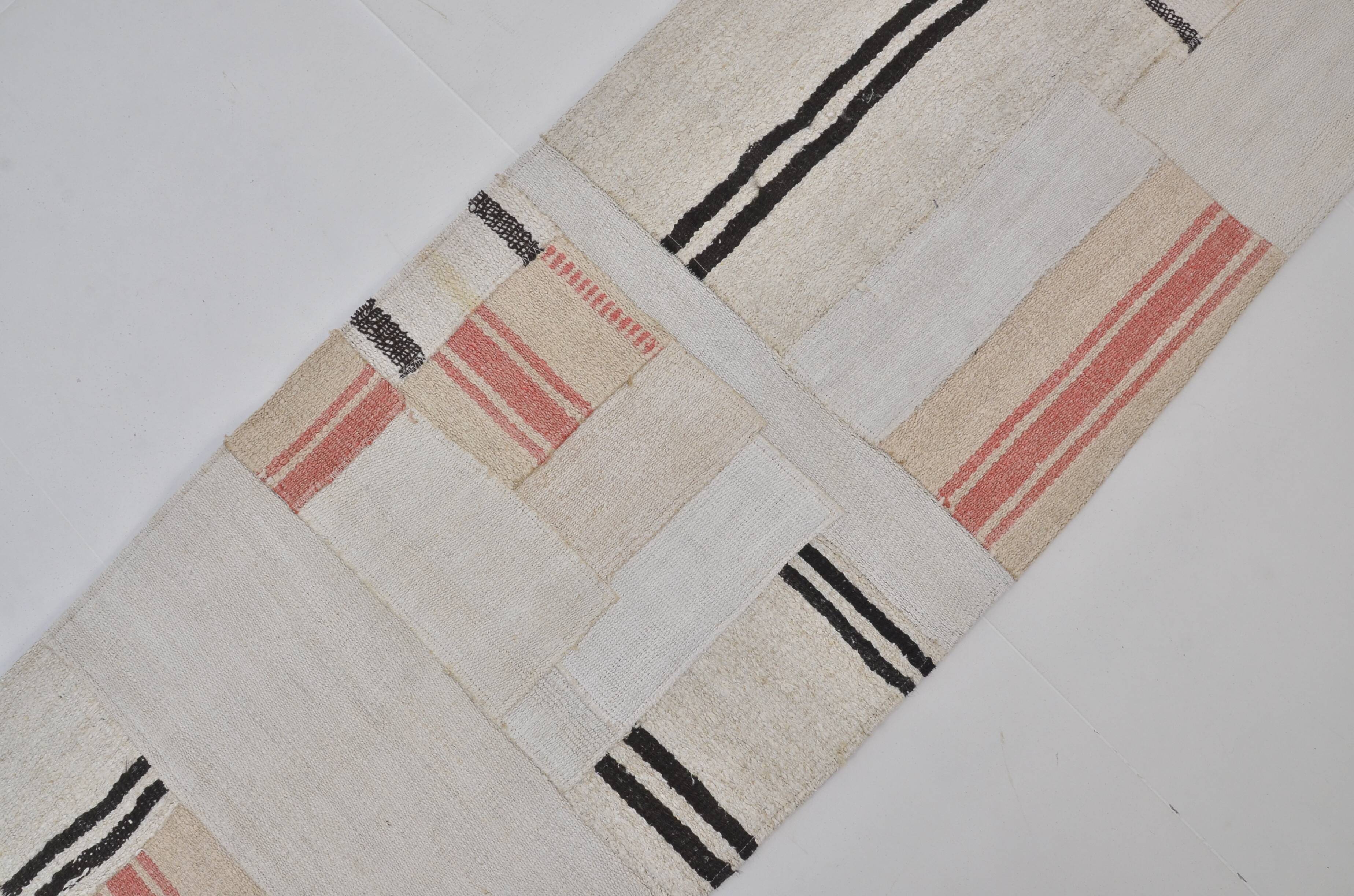 Vintage Oushak Hemp Runner  sku 3871