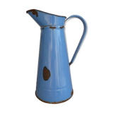 Old blue enamelled broc