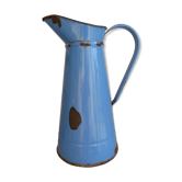 Old blue enamelled broc