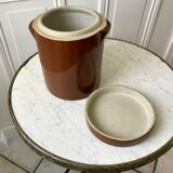 Saloir in glazed stoneware vintage 70s