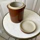 Saloir in glazed stoneware vintage 70s