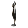 Polished and brushed metal lamp, 1970s