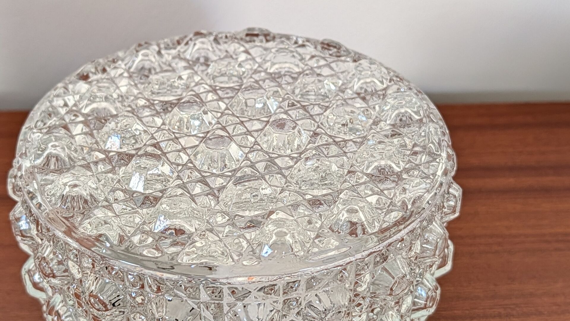 Prisma diamond glass ceiling light