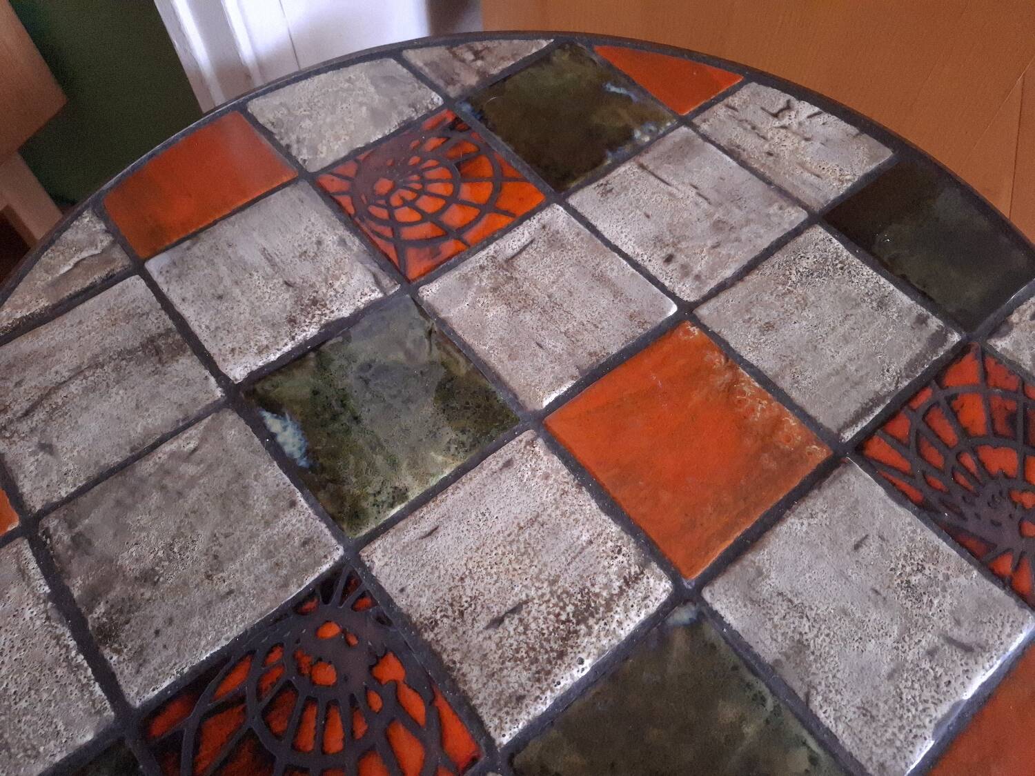 70s ceramic coffee table Vallauris