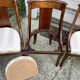 Suite de 4 chaises gondole style Empire