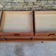 Low teak sideboard 200cm