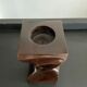 Scandinavian wooden candle holder from the 60s and 70s