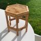 Pair of side tables in bamboo