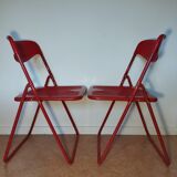 Paire de chaises pliantes