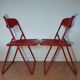Paire de chaises pliantes